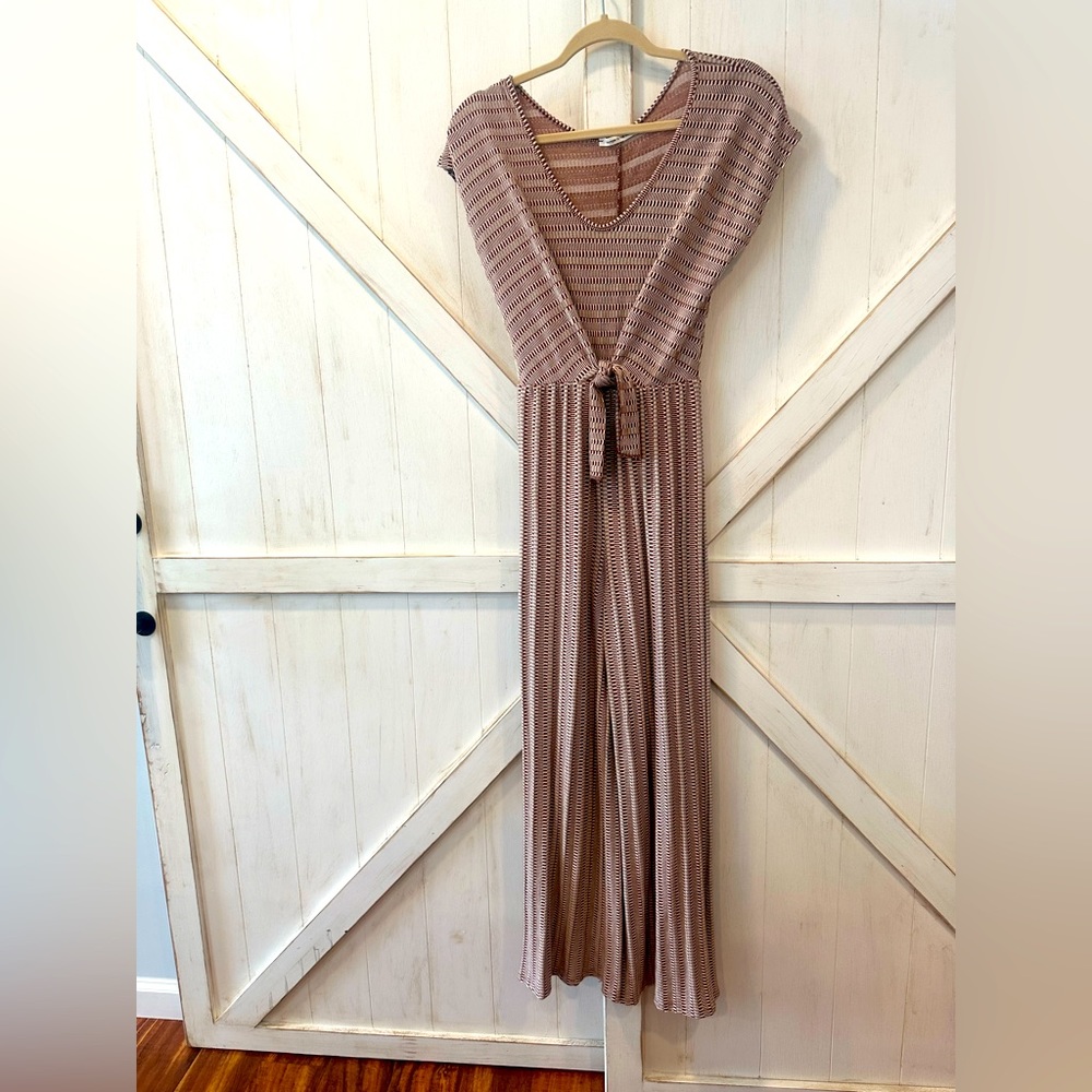 Caution to the Wind Pant jumpsuit, short sleeves